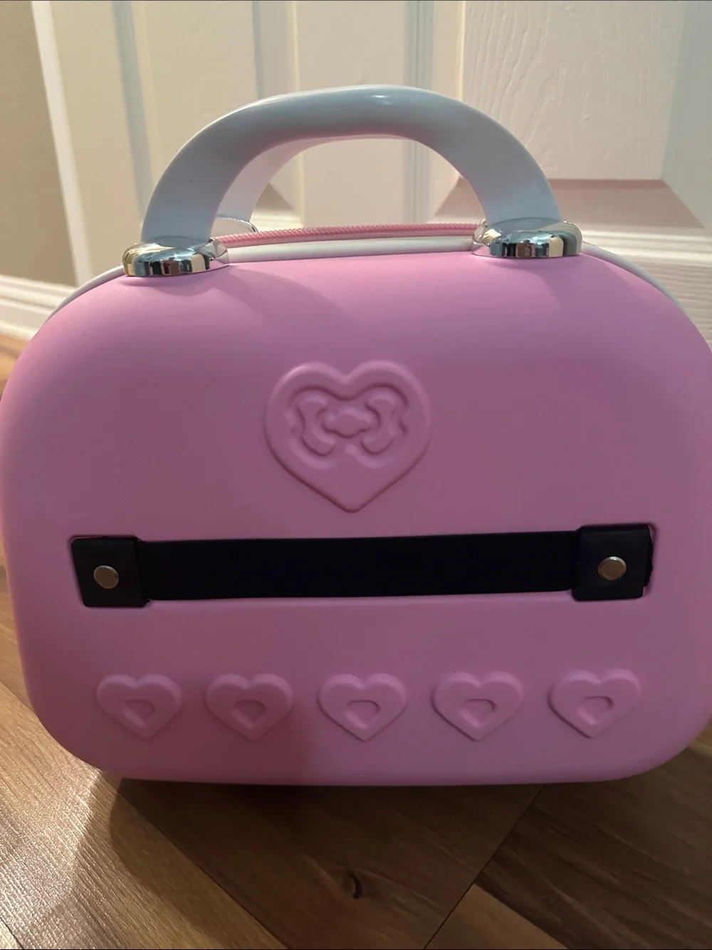 Hello Kitty Pink Kids Travel Case with Bow Handle
